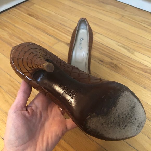 Rocco P peep toe heels - Picture 5 of 6